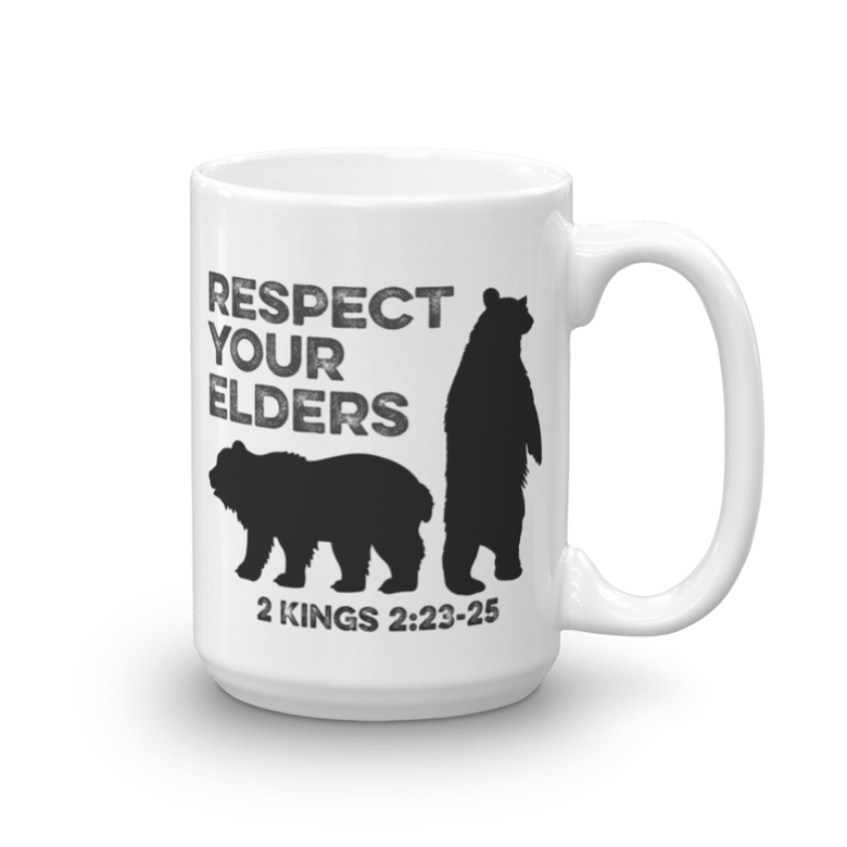 Image of Respect your elders mug