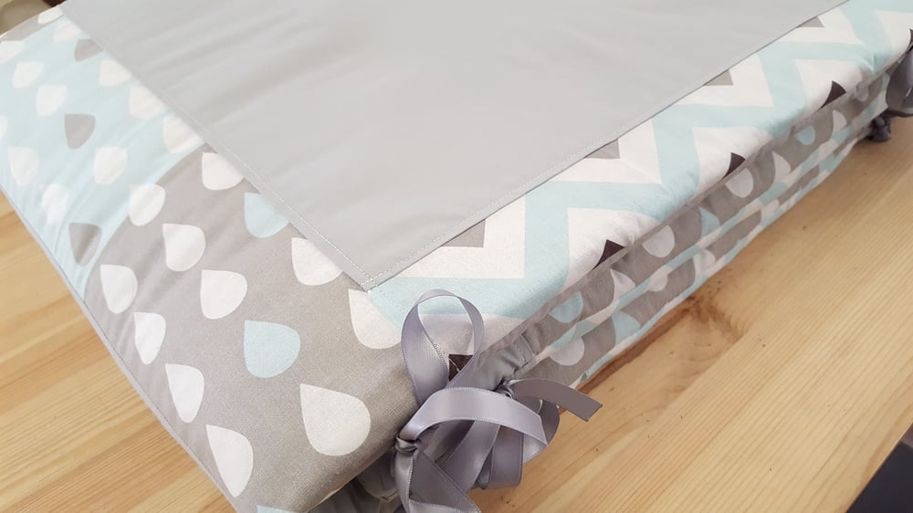 Sur Commande Tour De Lit Bebe Personnalisable Rectangulaire Lilyeandco