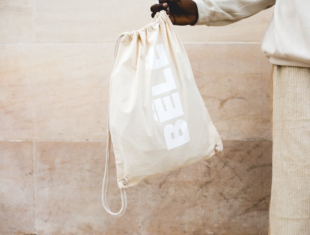 Image of BËLË BAG - WHITE LOGO