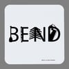Bend Activity Letter Coasters - set of 4