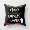 Ebony Empress Lover Pillow
