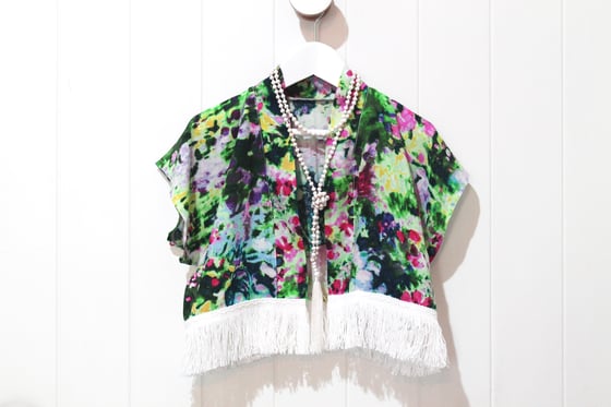 Image of Monet Tassel Kimono