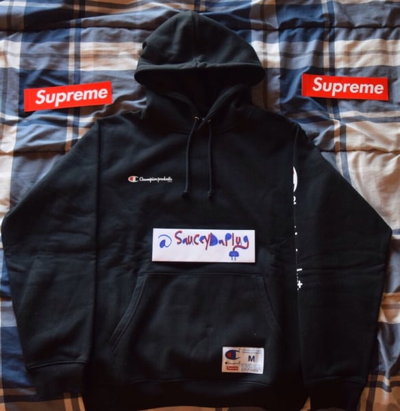Image of Supreme x Champion Hoodie FW16