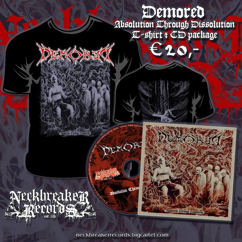 Image of Demored ''Absolution Through Dissolution'' CD+ T-Shirt Package Deal !