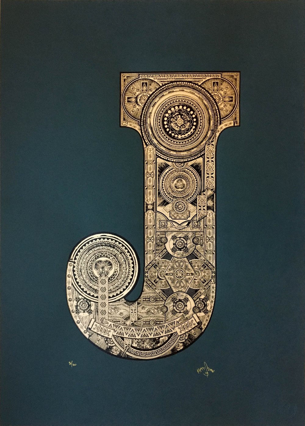 The Illustrated Letter Project: 'J'