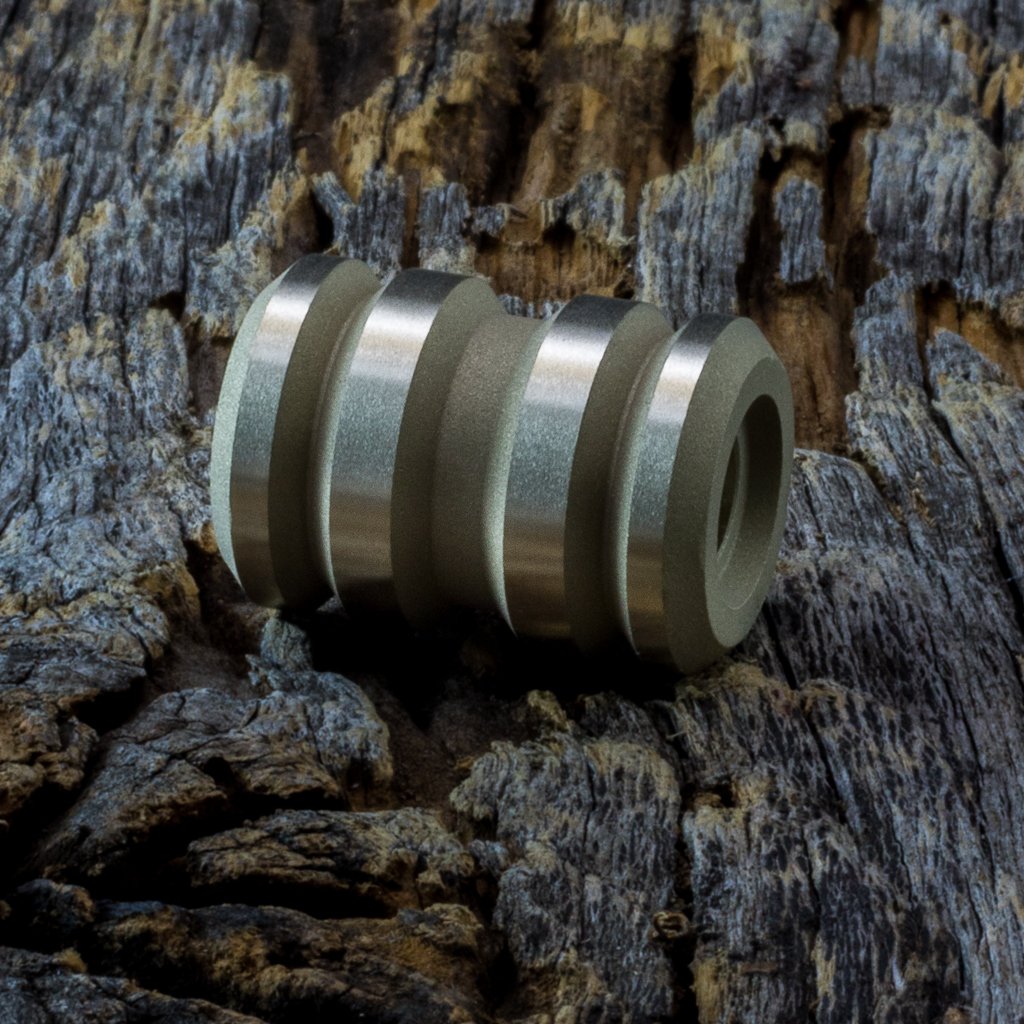 Image of Tank Blasted & Machined Brass Bead