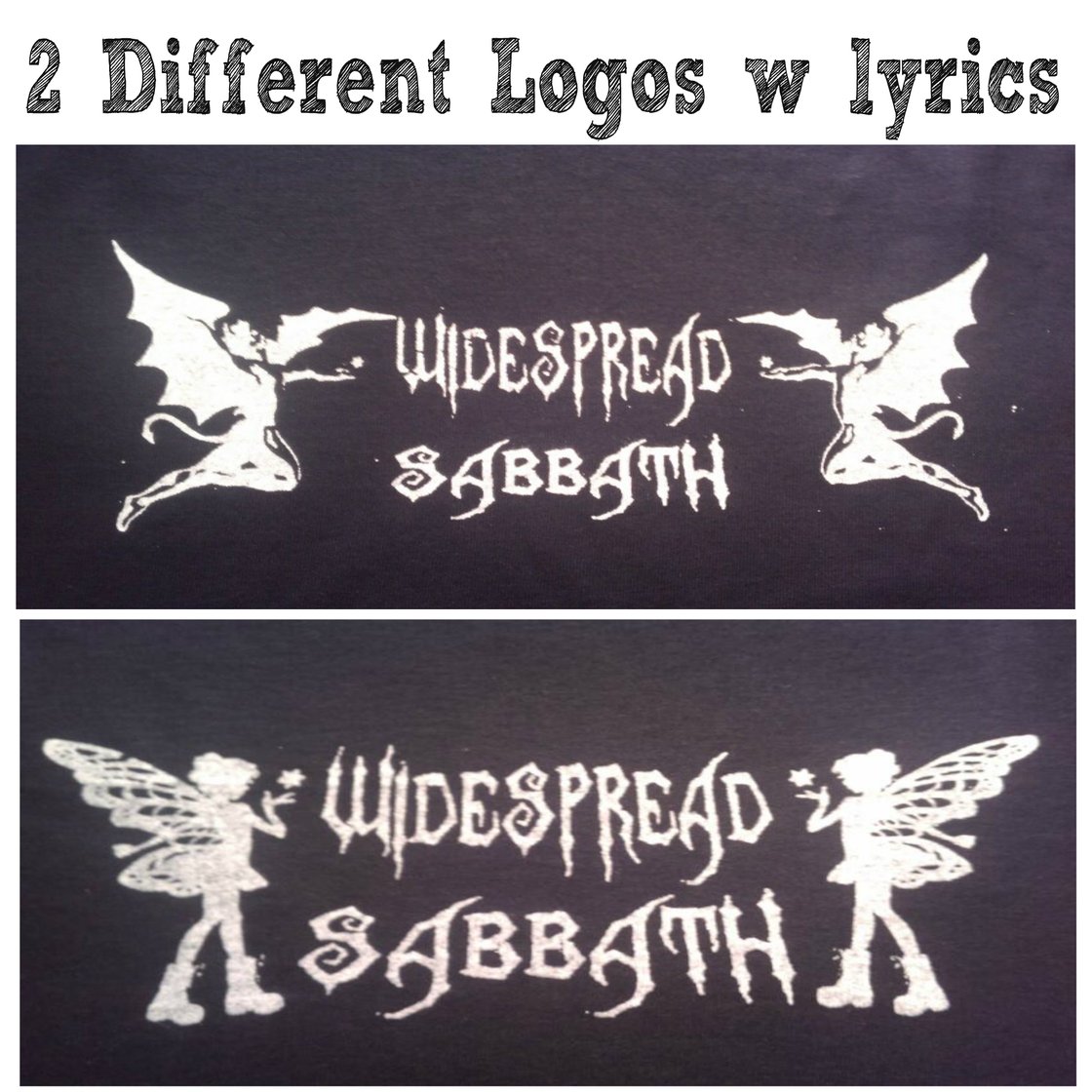 Image of Widespread Sabbath "Fairies wear boots" shirts (Multiple Colors) Price includes Shipping!