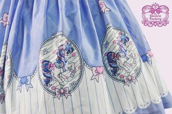 Image of Carousel Dream Skirt in Blue