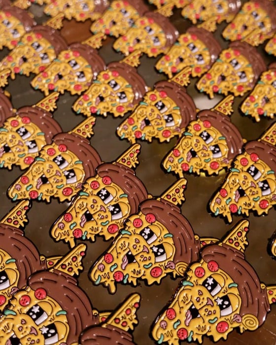 Image of PIZZA CAT 1.25 INCH PIN