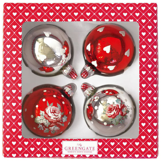Image of GreenGate Christmas Baubles ~ Round