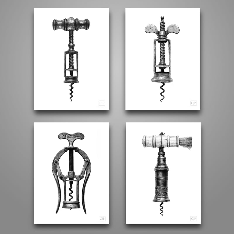 Corkscrew Set Wall Art. From CJP art
