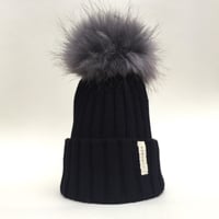 Image 2 of Charcoal Grey Pom Pom