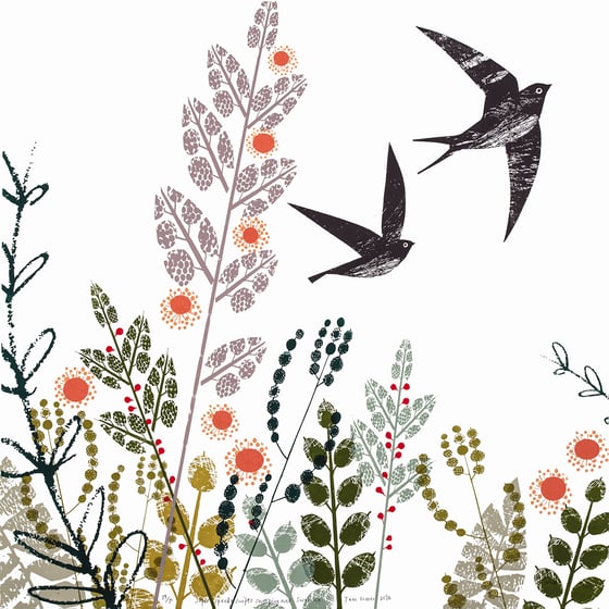 Image of SWALLOWS SWOOPING SWIFTLY OVER SWANSEA