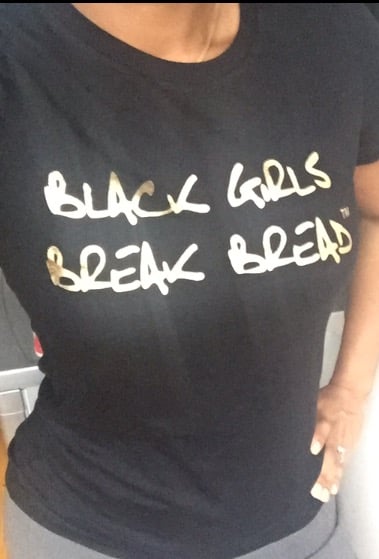 Image of Fitted Ladies T-Shirt: Black and Gold (LIMITED)