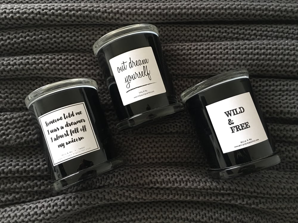 Image of SPECIAL OFFER - 2 x Large Quote Candles