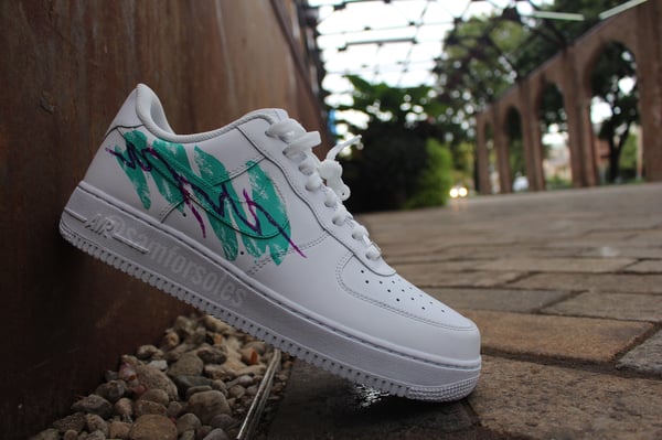 Image of Custom "90s soda cup" AF1 