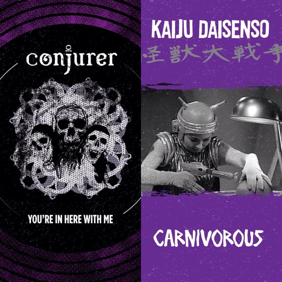 Image of Conjurer / Kaiju Daisenso split 7" Flexi