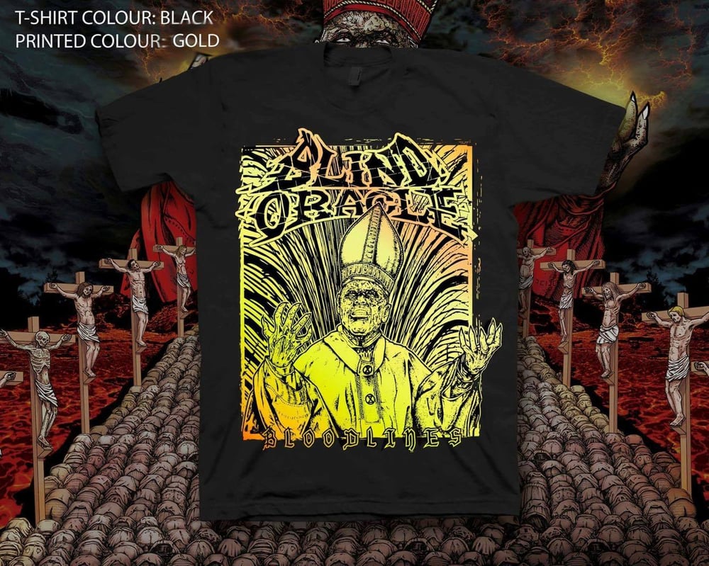 Image of Bloodlines 'Gold Idol Pope' T-Shirt