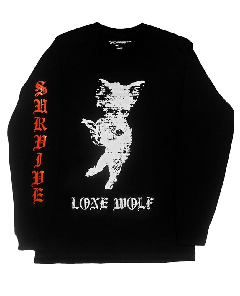 Image of 'Lone Wolf' L/S Tee