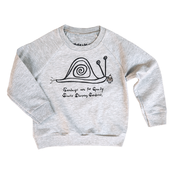Image of Snail Sundays SWEATSHIRT