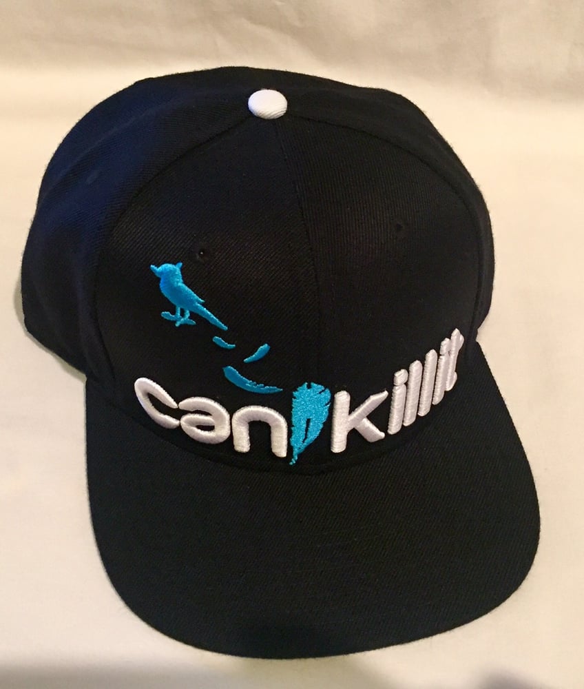 Image of RBL BLUEBIRD SNAPBACK "CAN I KILL IT" (BLACK)