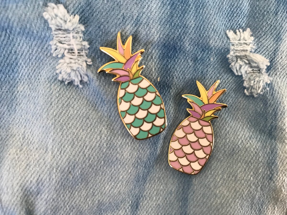 Pineapple Scales Pin Cool Queen Collective