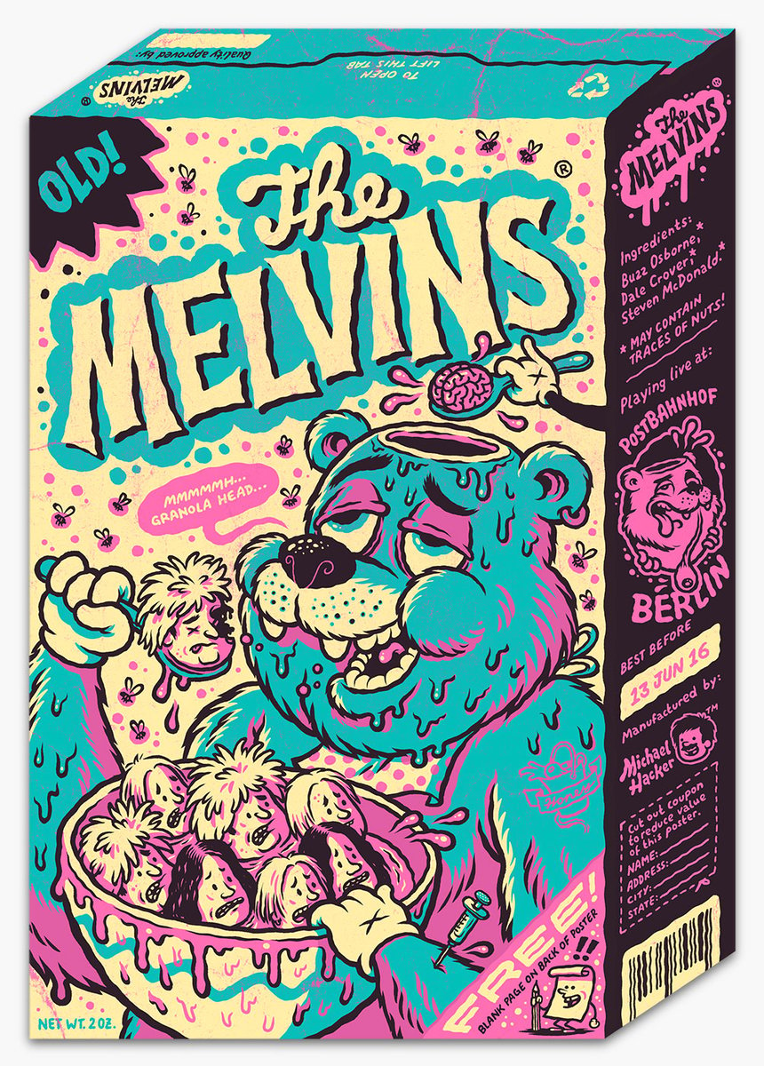 Michael Hacker Gig Posters Art Prints And Comics — Melvins 2016 