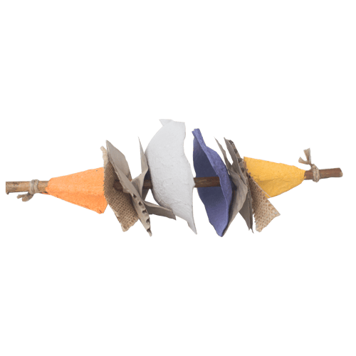 Image of Sticky kebab Throw and Chew Enrichment Toy