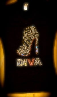 Bling Shoe Tee (Diva)