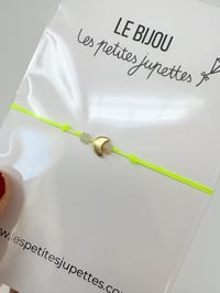 Image 4 of Bracelet FEMME lien coulissant lune et pierre de lune