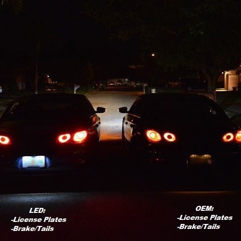 Image of Crisp White License Plate LED - Error Free fits: Volkswagen CC 09-Current