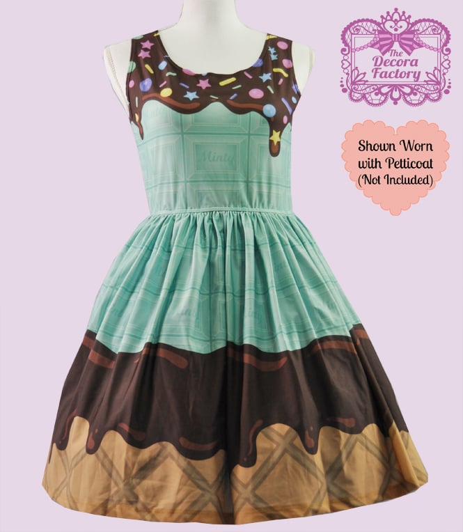 Image of Minty Melts Ice-cream Dress