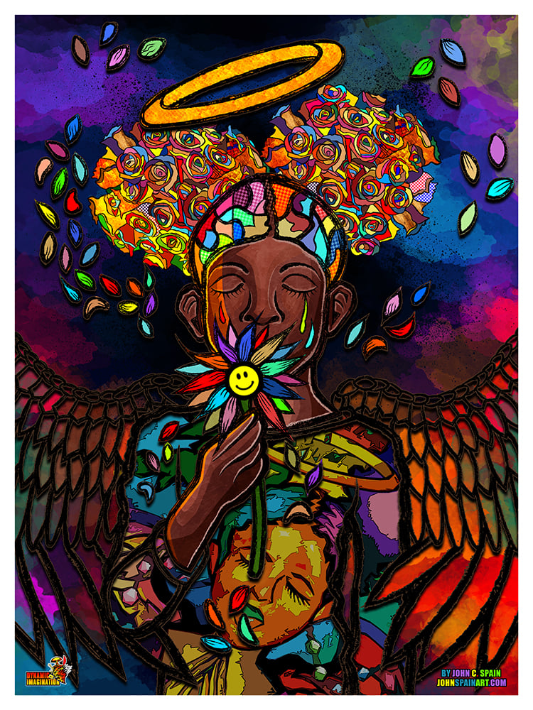 Image of "Tears Of An Angel" 18x24 Poster Print