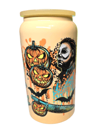 Image 3 of Boogeyman stainless steel 16oz can cup with lid