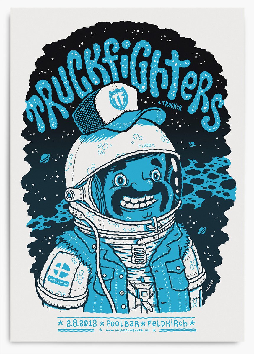 Michael Hacker - gig posters, art prints & comics — Truckfighters