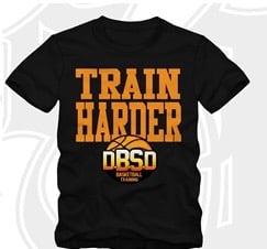 Image of Unisex Train Harder T-Shirts Orange