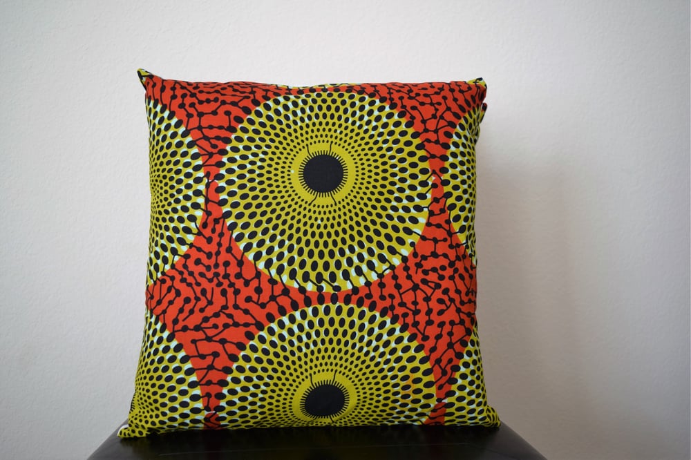 Image of Binta Red Dotted Pillow 