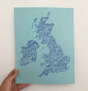 Image of UK and Ireland Print