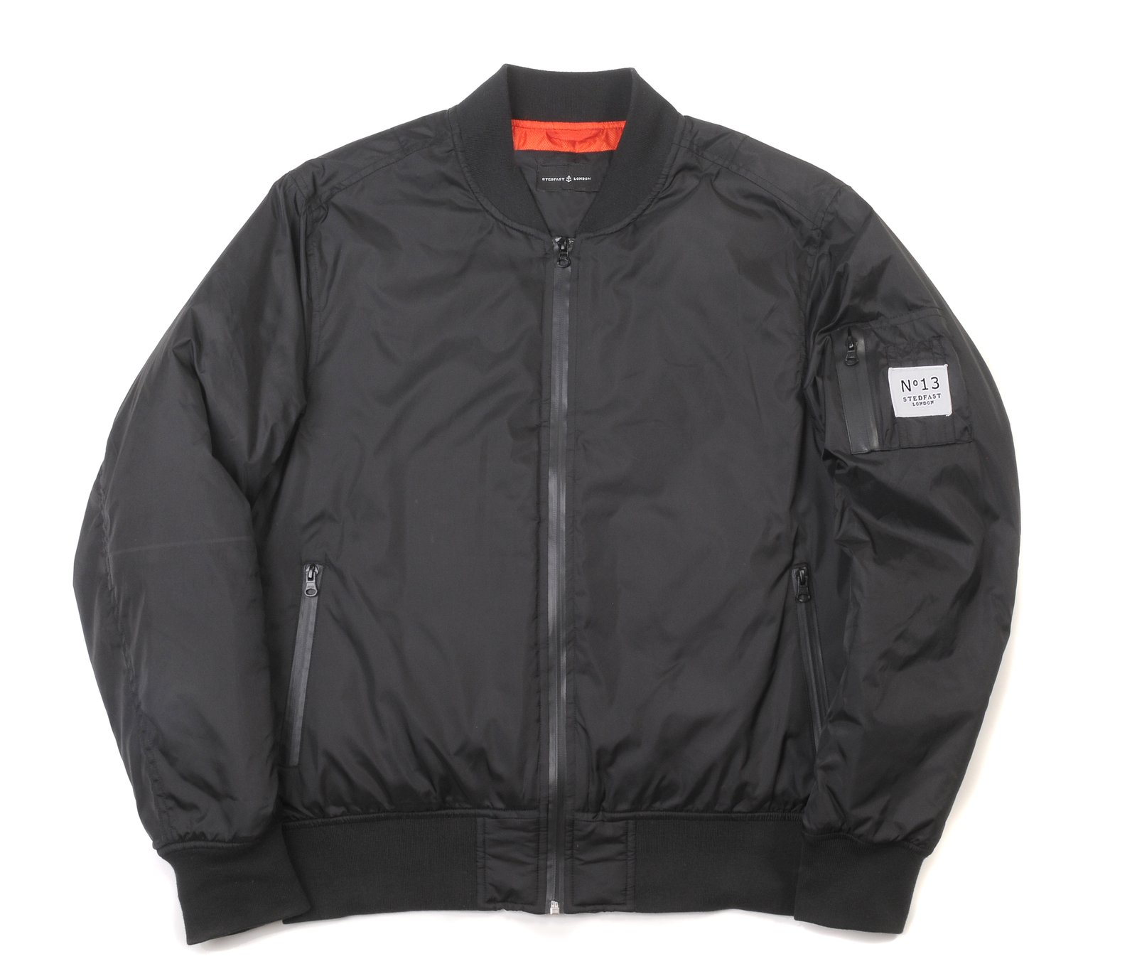 Classic black sale bomber jacket