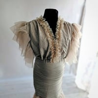 Image 2 of Ondina maternity dress for photo session | size M | beige