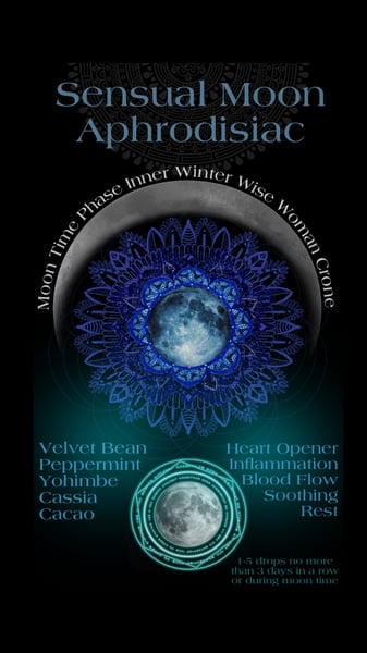 Image of Sensual Moon Aphrodisiac Spagyric Inner Winter Crone Archetype 4ml 
