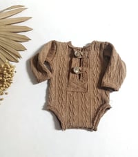 Image 1 of Baby photoshoot boy outfit | Asher-1 | 0-3 months | camel