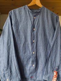 Image 3 of Blue- white stripes shirt