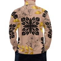 Image 4 of Men's Anthurium Print Polo Shirt