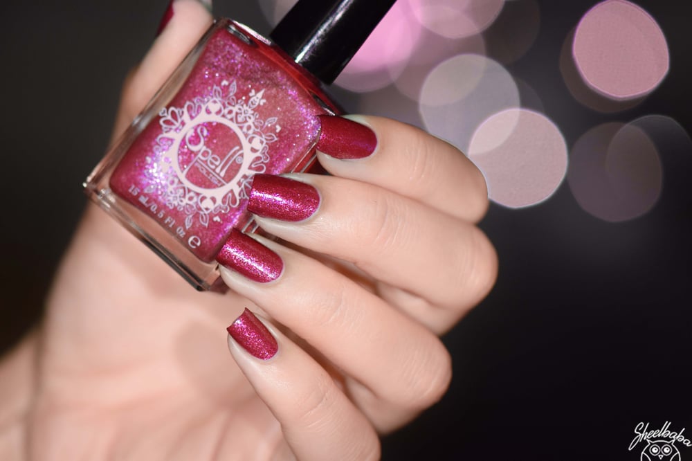 Image of ~Magical Roots~ cranberry fuchsia pink duochrome w/silver flakes!