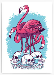 Image of Flamingos of Death Metal