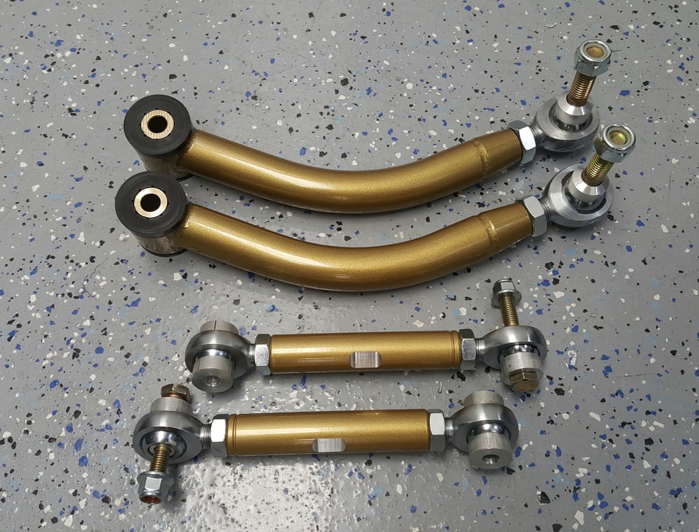 BMW E38 E39 E60 Rear Adjustable Camber Arms and Toe Links / Dominant