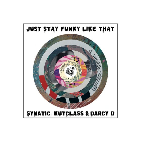 Image of CUT & PASTE - JUST STAY FUNKY LIKE THAT (Purple Silk 7" Scratch Record)
