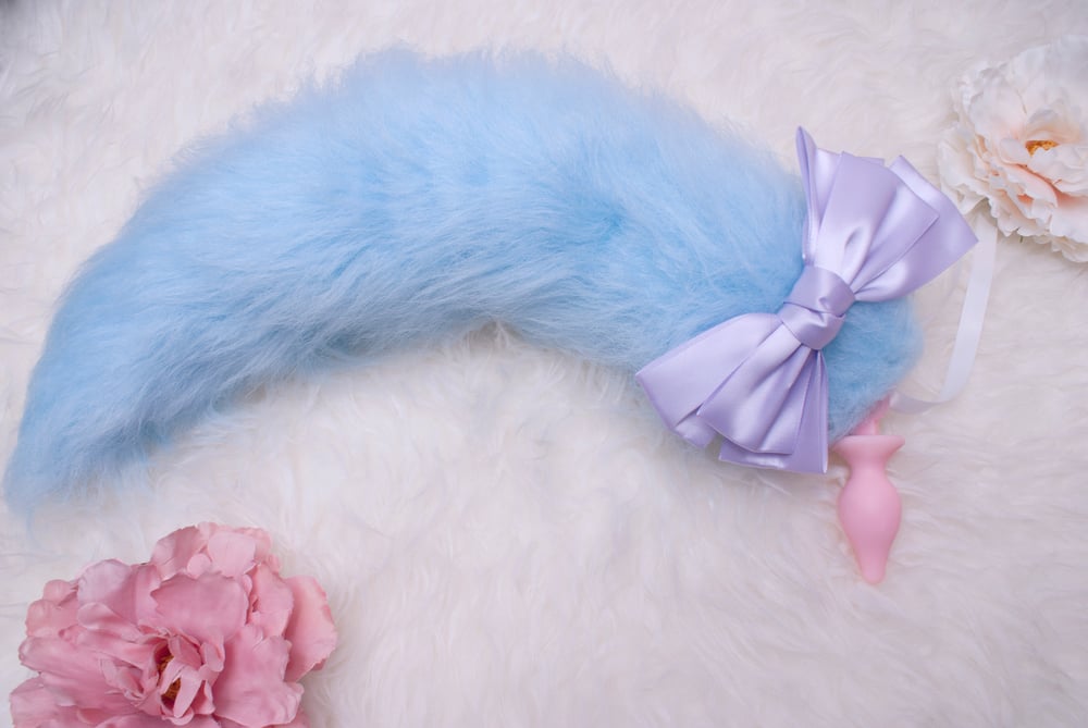 Image of Little petplay tail and plug - ( suitable for kitsune kitten fox )