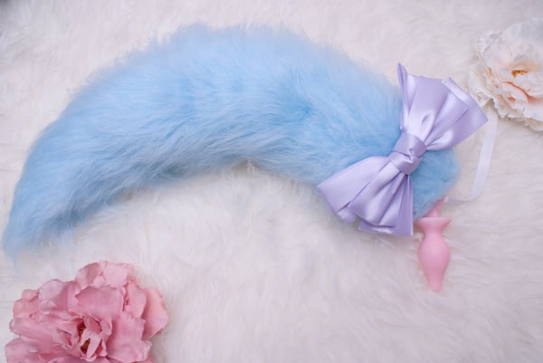 Image of Little petplay tail and plug - ( suitable for kitsune kitten fox )